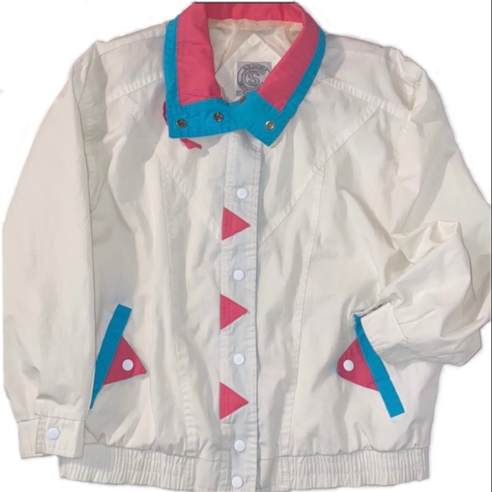 Vintage 90s oversized Be in the Current Seen lightweight jacket/ windbreaker